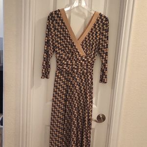 Vintage Z Studio faux wrap dress. Sz 8